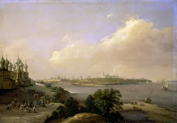 Ansicht von Jaroslawl, Russland, 1860